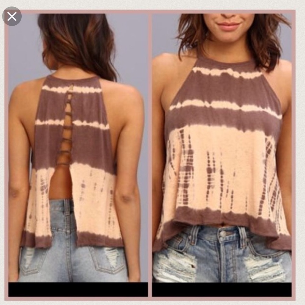 Free People Bonfire Tie Dye Tank